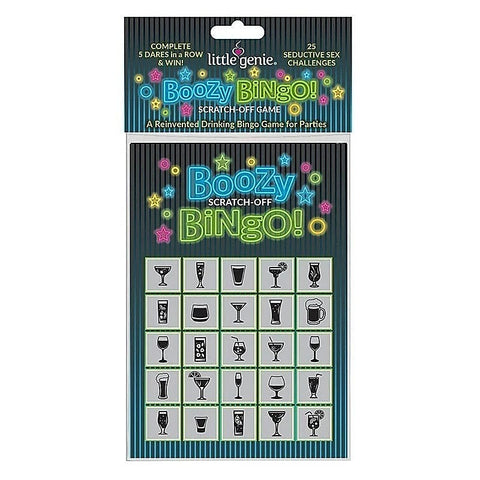Boozy Bingo Drinking Scratcher Card by Little Genie
