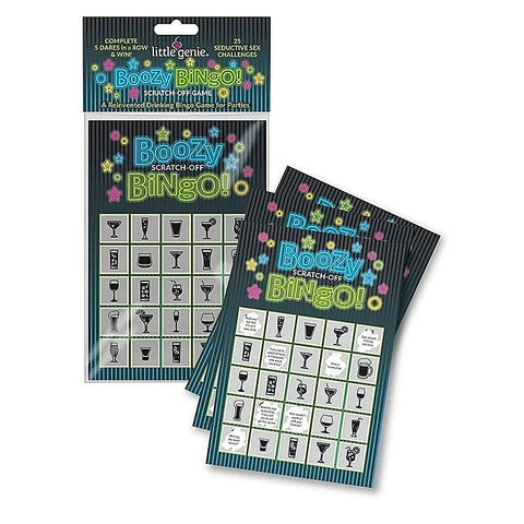 Boozy Bingo Drinking Scratcher Card by Little Genie