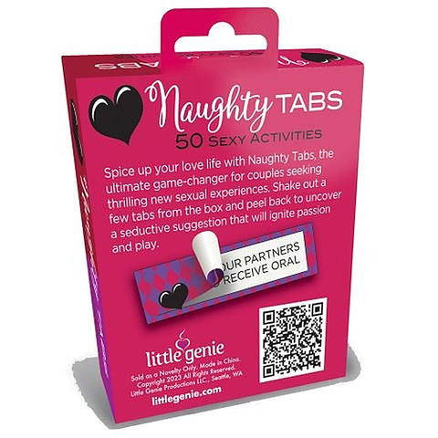 Naughty Tabs Set Of 50 by Little Genie
