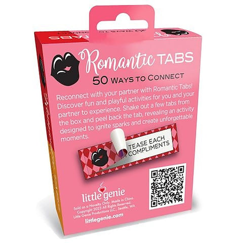 Romantic Tabs Set Of 50 by Little Genie