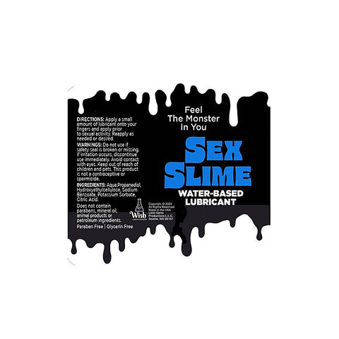Sex Slime Creature Water Based Lubricant by Little Genie