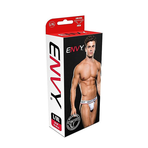Low Rise Jock White by Envy Menswear