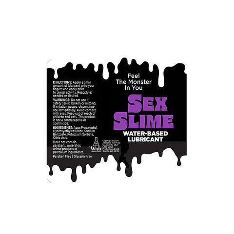 Sex Slime Water Based Adult Lubricant by Little Genie