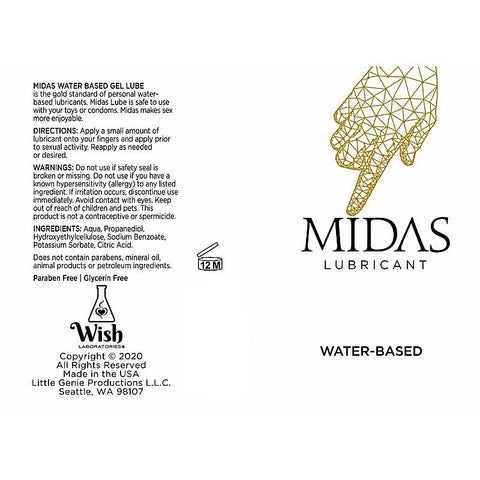 Midas Water Based Lubricant by Little Genie