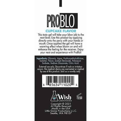 ProBlo Oral Pleasure Flavoured Blowjob Gel by Little Genie