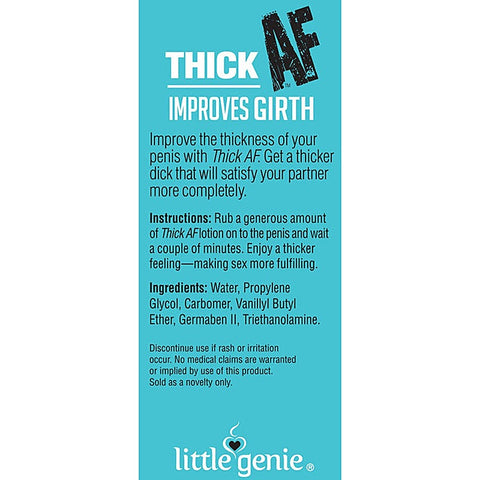 Thick AF Male Thick Dick Girthing Cream by Little Genie