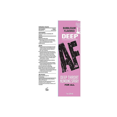 Deep AF Flavoured Deep Throat Spray by Little Genie