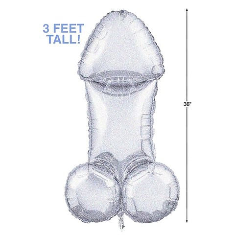 Glitterati Hens Disco Party Giant Penis Mylar Balloon