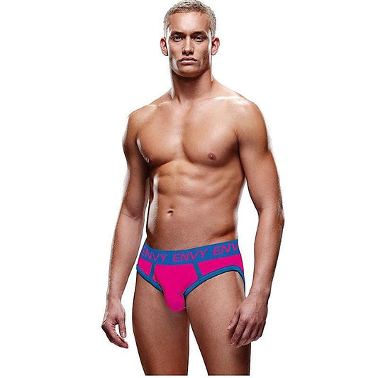 ENVY Solid Jock - Pink/Blue by Envy Menswear