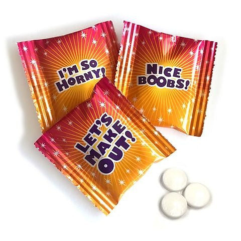 Naughty Mints Bulk Bag of 25 Packs by Little Genie