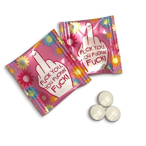 Fuck You You Fuckin Fuck Mints Bulk Bag Of 25 Party Packs