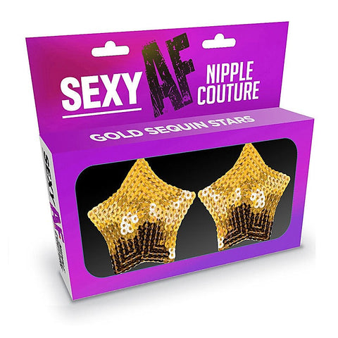 Star Shape Nipple Couture Sequin Pasties by Little Genie