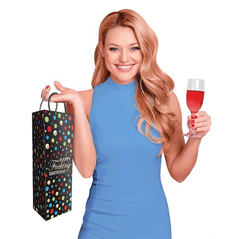 Happy Fucking Birthday Naughty Gift Bag by Little Genie