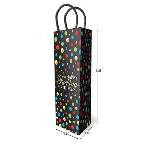 Happy Fucking Birthday Naughty Gift Bag by Little Genie