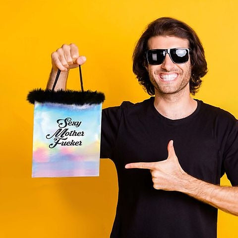 Sexy Mother Fucker Card Stock Paper Gift Bag