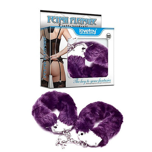 Fetish Pleasure Fluffy Hand Cuffs Restraints by Lovetoy