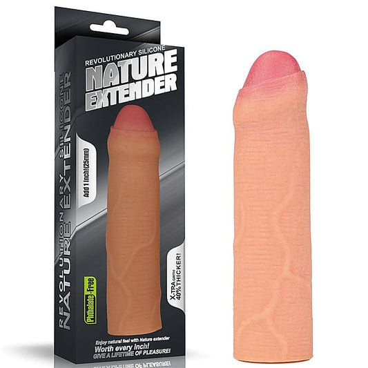 Nature Extender Silicone Uncut Penis Sleeve by Lovetoy