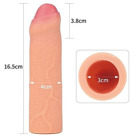Nature Extender Silicone Uncut Penis Sleeve by Lovetoy