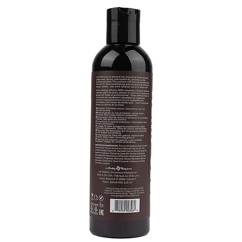 Scented Hemp Seed Massage and Body Oil by Earthly Body
