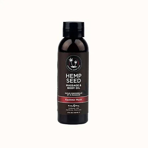 Earthly Body Hemp Seed Scented Massage and Body Oil 59 ml