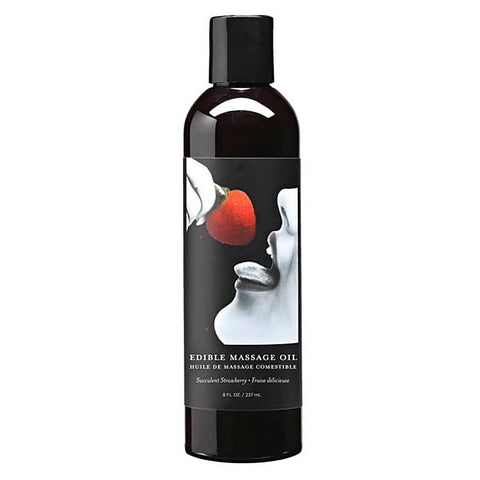 Edible Spa Quality Flavoured Massage Oil by Earthly Body