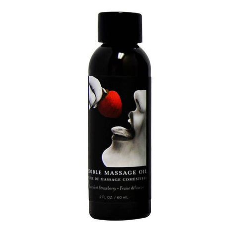 Edible Natural Flavoured Massage Oil by Earthly Body