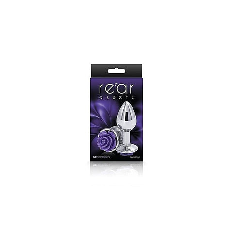Rear Assets Rose Metal Butt Plug by NS Novelties