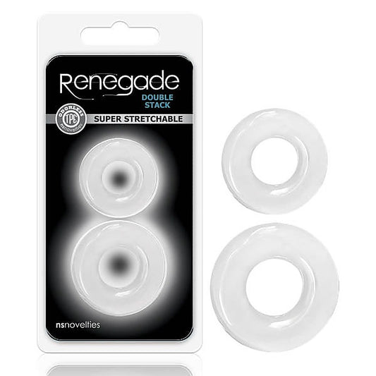 Renegade Double Stack Stretchy Cock Rings Set