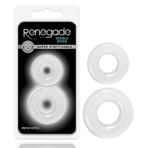 Renegade Double Stack Stretchy Cock Rings Set