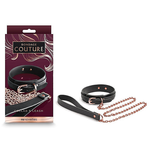 Bondage Couture Collar & Leash by NS Novelties