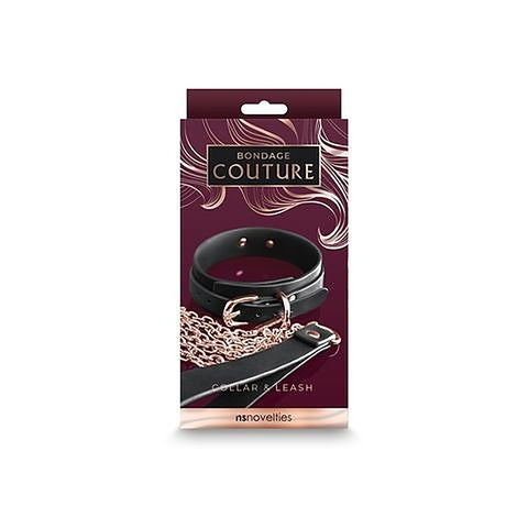 Bondage Couture Collar & Leash by NS Novelties