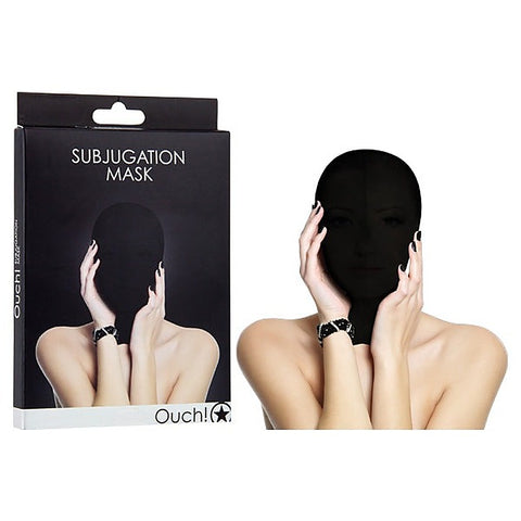 Ouch Subjugation Bondage Hood Mask by Shots Toys