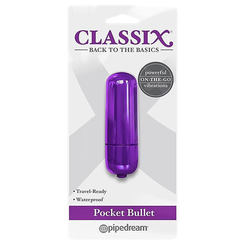 Classix Vibrating Pocket Bullet Massager