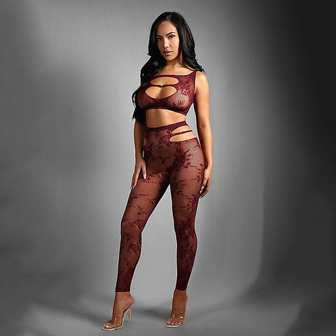 Sheer Fantasy Undivided Attention Body Stocking