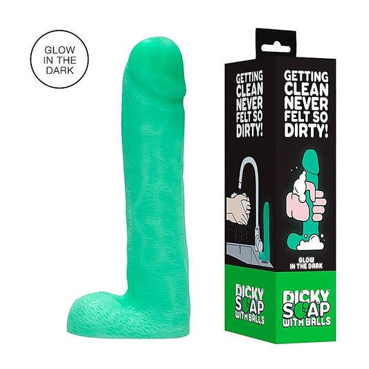 S LINE Dicky Glow In The Dark Novelty Soap by Shots Toys