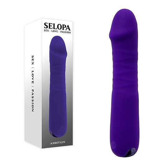 AMBITION Rechargeable Thrusting Dildo by Evolved