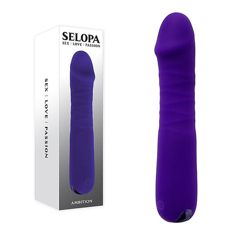 AMBITION Rechargeable Thrusting Dildo by Evolved