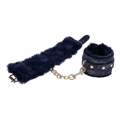 Cougar Fur Handcuffs by Sportsheets