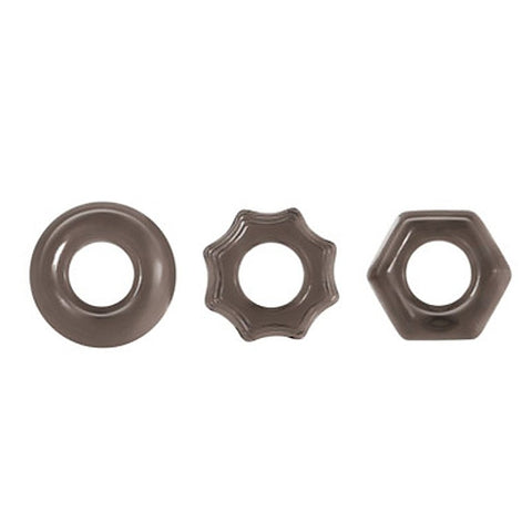 Zero Tolerance Triple Thick Cock Ring Set by Evolved