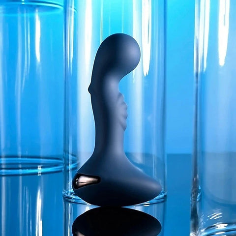 Blue Oasis Vibrating Anal Plug by Evolved
