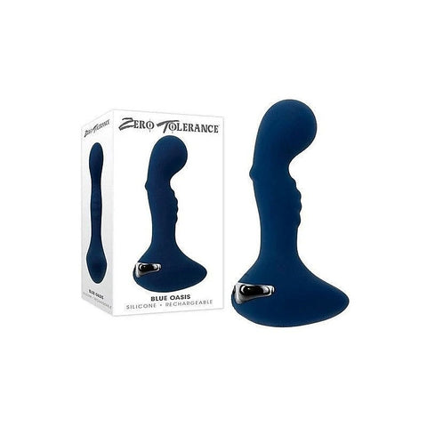 Blue Oasis Vibrating Anal Plug by Evolved
