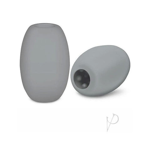 Zolo Grey Mini Double Bubble Male Stroker Sleeve