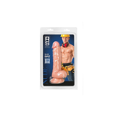 Real Stick Baz Realistic Dildo with Balls by Shots Toys