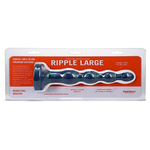 Ripple Large Silicone Anal Beads by Tantus