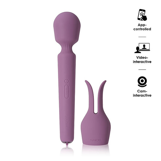 Emma Neo 2 Rabbit Ears Body Wand Massager by Svakom