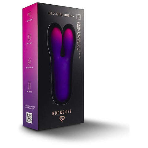 Glo Girl Bunny 10 Function Rabbit Ear Vibrator by Rocks Off