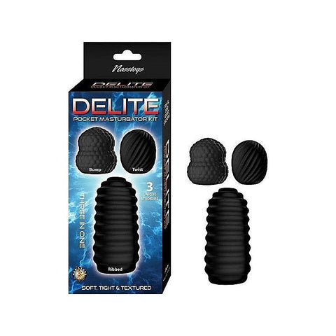 Delite Male Pocket Masturbator Kit by Nasstoys