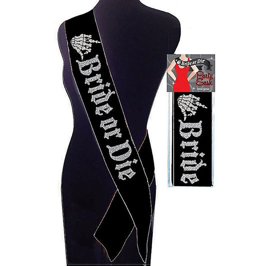 Bride Or Die Sash by Little Genie