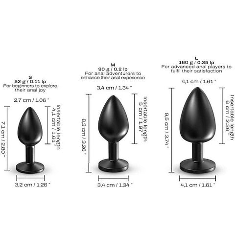 Onix Metal Butt Plug by Marc Dorcel