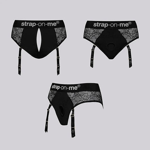 Lace and Microfiber Strap On Harness Diva XS by Strap-On-Me